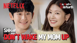 Jung Haein amp Jung Somins ASMR Interview is chemistry in motion  Love Next Door  Netflix [upl. by Yentterb]