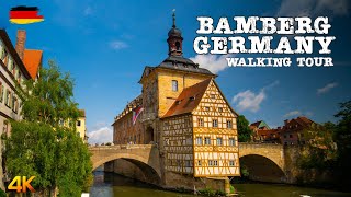 Bamberg Germany  Walking Tour 4K  The MustSee City in Germany [upl. by Lacy]