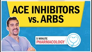 Pharmacology ACE Inhibitors vs ARBs  Antihypertensive l Lisinopril Losartan for NCLEX RN LPN [upl. by Kennett48]