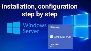 Windows 2019 server full tutorial  installation configuration overview step by step [upl. by Johppah]