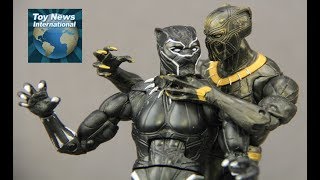 Black Panther Movie 6quot Marvel Legends Erik Killmonger Figure Review [upl. by Farnham]