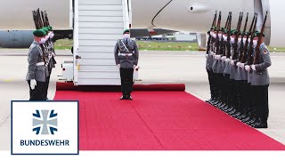 Startklar für Staatsgäste am Flughafen BER  Bundeswehr [upl. by Aramat]