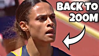 Sydney McLaughlin in 200m at LA Grand Prix  Track And Field 2024 [upl. by Adnuhsat]