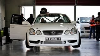 Raw Footage Carl Thompson 4 Rotor Nitrous Turbo  Lexus GS300 [upl. by Elawalo]