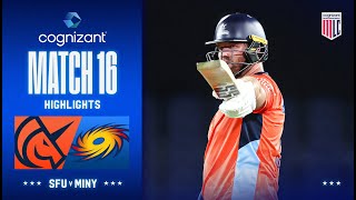 Cognizant Major League Cricket Game 16 Highlights  San Francisco Unicorns vs MI New York [upl. by Asia994]