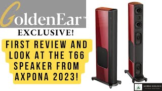 EXCLUSIVE First InDepth Review Of The GoldenEar T66 Speakers from AXPONA 2023 [upl. by Elaina931]