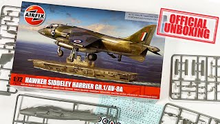 Official Unboxing  Hawker Siddeley Harrier GR1AV8A A04057A [upl. by Abbie]