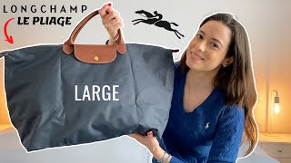 Longchamp Le Pliage Large Travel Bag Review  LOriginal  Wear and Tear  Best Overnight Bag [upl. by Nyra]