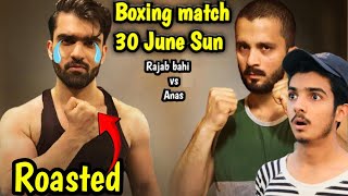 Rajab bahi vs Anas Boxing match on 30 june sun HUFC club lahore  Roasted Anas Ali🤬​rajabbutt94 [upl. by Anaeli]