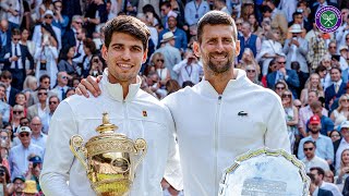 Gentlemens Singles Final Oncourt Presentation  In full  Alcaraz vs Djokovic  Wimbledon 2024 [upl. by Brook]