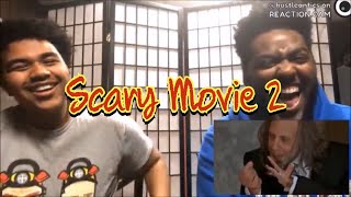 SCARY MOVIE 2 REACTION PT 2 [upl. by Ihtak]