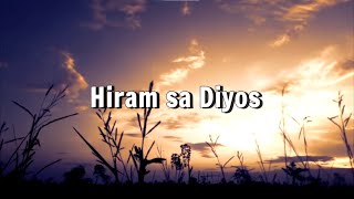 Hiram Sa Diyos SINO AKO  Karaoke Version [upl. by Namzzaj]