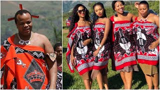 king mswati iii Beautiful Wives [upl. by Bergquist]