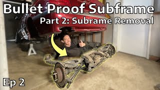 Ultimate E36 Subframe RepairRebuiltReinforce Guide Part 2 Subframe  Fuel Tank Removal [upl. by Lora750]