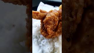 JOLLIBEE FRIED CHICKEN RICE ASMR shorts trending [upl. by Mar]