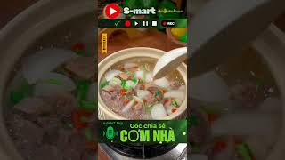 Smart  Góc chia sẻ Cơm nhà mẹ nấu  Súp Thăn Bò Với Củ Cải Trắng Và Kỷ Tử tại nhà food cooking [upl. by Raknahs]