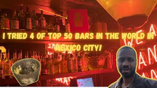 I tried 4 of the 50 best bars in the world in Mexico City [upl. by Araek]