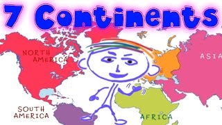 Geography Explorer Continents  Interesting and Educational Videos for Kids [upl. by Enoek]