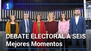 Debate electoral a seis  Mejores momentos  Elecciones generales 2019 [upl. by Tennek100]