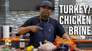 How to Make the BEST Turkey Chicken Brine  Super Juicy Yard Bird [upl. by Christensen]