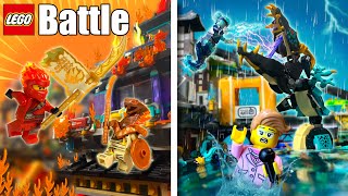 I Simulated NINJAGO Battles with LEGO [upl. by Campball]