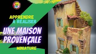 Comment réaliser une maison de type provençale TUTO [upl. by Katerina920]