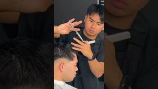 Low Fade Textured Fringe Haircut Tutorial  Asian Mens Hairstyle [upl. by Kaye]