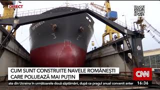 Cum sunt construite navele româneşti care poluează mai puţin [upl. by Constanta]