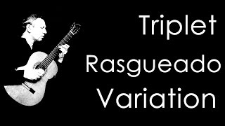 Triplet Rasgueado Variation [upl. by Dnomse]