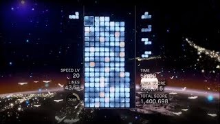 TETRIS EFFECT Grand Master Level 100 Expert Journey [upl. by Liddle]