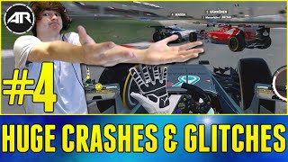 F1 2015 ONLINE CAREER  HUGE CRASHES amp GLITCHES Race 4 Bahrain w AR12 Crew [upl. by Iror]