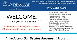 GoldenCares Decline Placement Program [upl. by Airegin141]