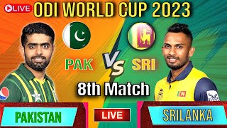 Live SL Vs pak Match Score  Live Cricket Match Today  SL vs pak live 1st innings livescore [upl. by Curtice]