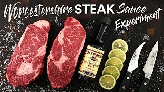 Sous Vide WORCESTERSHIRE SAUCE Steaks Experiment  Sous Vide Everything [upl. by Ateloiv]