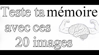 Test de mémoire  20 images pour tester sa mémoire [upl. by Ahsimin]