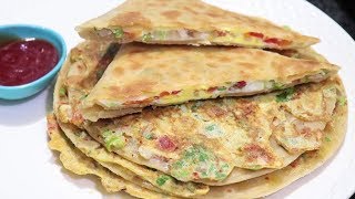 Mughlai Egg Paratha Recipe  Crispy and Tasty Paratha Recipe  Breakfast Special Recipe [upl. by Packer323]