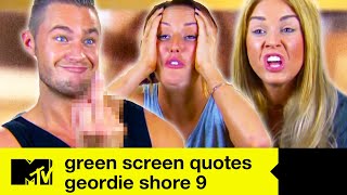 quotCharlottes Having A S Above My Headquot  Funniest Green Screen Quotes Part 2  Geordie Shore 9 [upl. by Nibor]