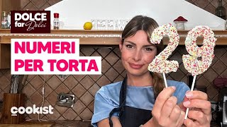 Come fare dei numeri per la tua torta di compleanno con il cioccolato [upl. by Aihsenot186]