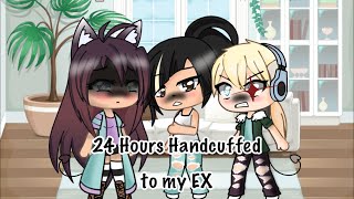 24 Hours Handcuffed to my Ex Challenge  Gacha Life  With Reese and Juel [upl. by Starobin]