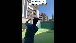 SAQUE DE GLOBO EN PADEL SALE POR 3 [upl. by Wyly]