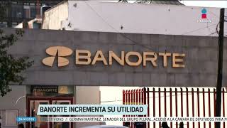 Grupo Financiero Banorte incrementa su utilidad  Noticias con Francisco Zea [upl. by Mavra703]