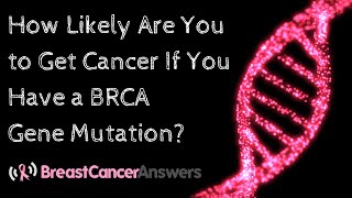 How Does a BRCA Gene Mutation Affect Your Cancer Risk [upl. by Nywnorb]