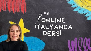 Online İtalyanca Dersi  Tanışma [upl. by Krein]