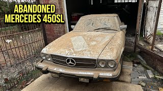 First Wash in 20 Years ABANDONED in Garage Mercedes 450SL  Car Detailing Restoration [upl. by Beatrice]