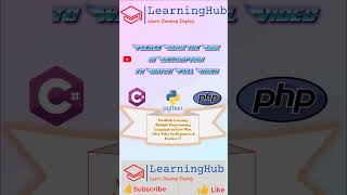 IT Programming amp Coding csharp python php freshers shorts shortsviral shortsindia shortsfeed [upl. by Brandes117]