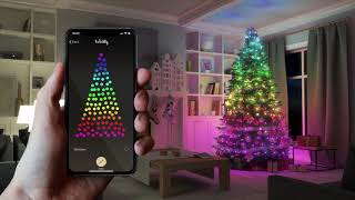 Twinkly App Controlled Smart Christmas Lights  Christmas Designers [upl. by Balkin]