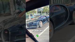 Robbery of Bugatti Chiron😡 shorts [upl. by Nylarad]