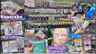 😵Material para PESTAÑAS PostizasLifting Básico y Profesional extensión pestañas Centro CDMX [upl. by Nauq963]