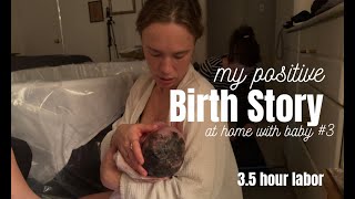 The Raw amp Real Story of my Fast and Natural Home Birth at 39 Weeks [upl. by Thedric]