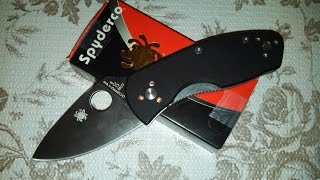 Spyderco ambitious knife unboxing [upl. by Ardiekal]